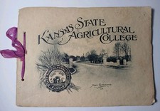 1910s Antique Vintage Kansas State Wildcats Kansas State University Campus Book