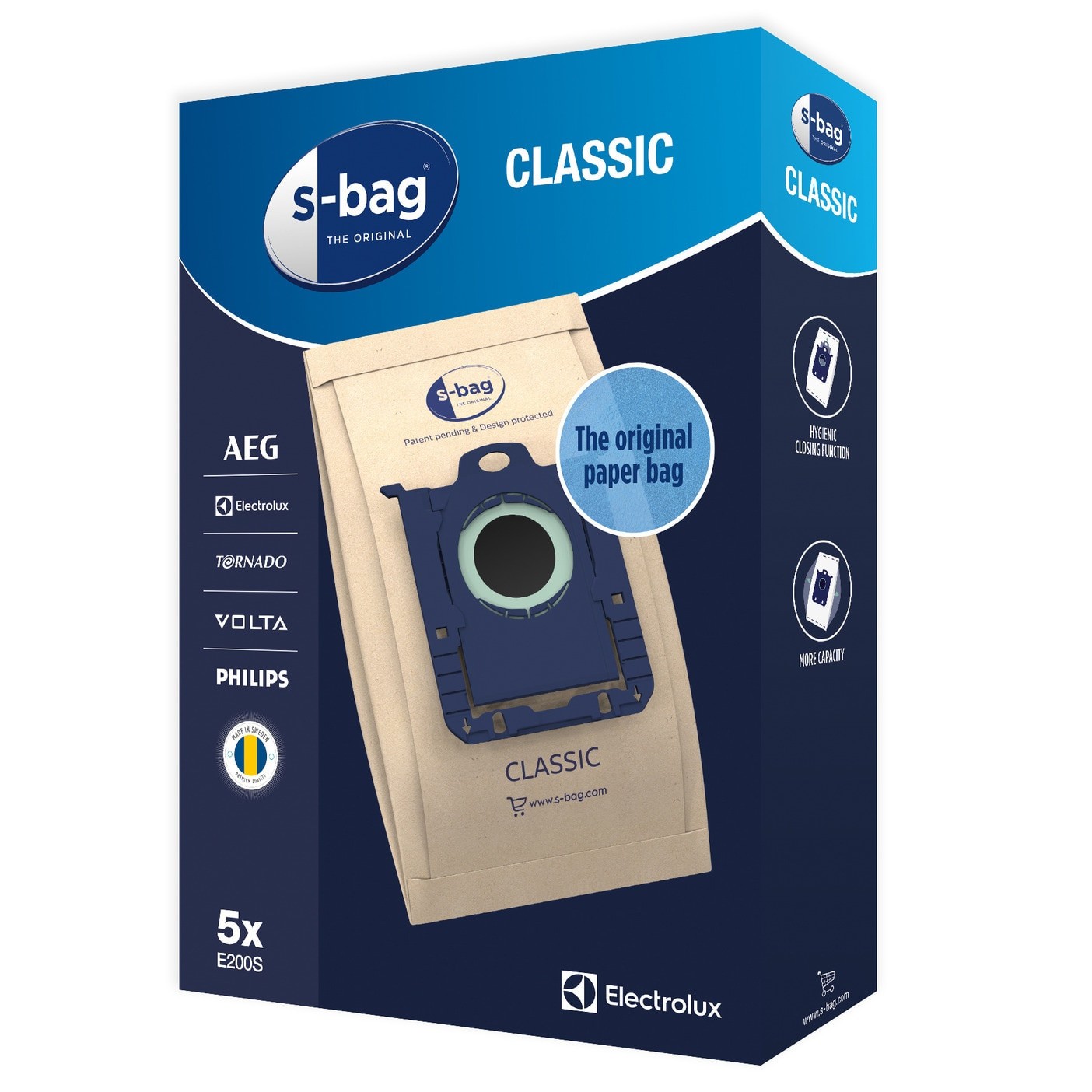 Sacs E200S Aspirateur AEG Electrolux Origine 9000844804 9001684621