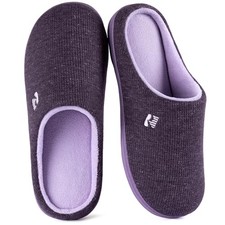 Women's Original Two-Tone Memory Foam Slipper 7-8 Eggplant