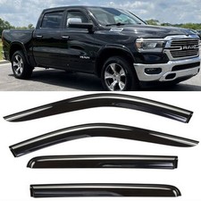Side Window Visors Rain Guards Vent Deflectors Window Shades for 2019-2025 Ra...
