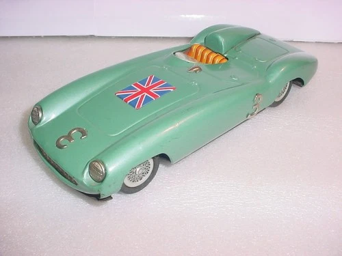 Vintage Bandai Britain #3 FERRARI Tin Friction Japan