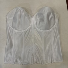 Dominique Juliette Satin Tricot Style 8950 Corset Bridal Bra Buster 38 DD NWOT