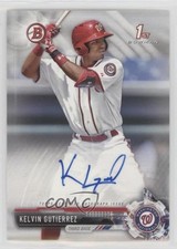 2017 Bowman Retail Prospect Auto Kelvin Gutierrez #PA-KG Auto 0ot5