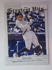 Aaron Judge Greatest Hits Insert 2026 Topps Series 1 Baseball