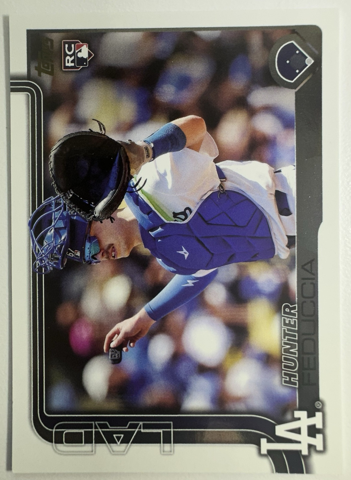 2025 Topps Series 1 Hunter Feduccia GOLDEN MIRROR VARIATION SSP Rookie RC #68