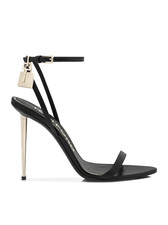 TOM FORD Padlock Black 105mm Sandals New & Au...