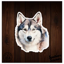 Siberian Huskey - Vinyl Decal Sticker - Car Window Laptop - ebn11381