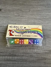 SJG Munchkin +6 Bag O' Munchkin Rainbow d6 New