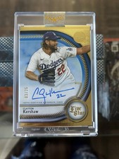 2025 Topps Five Star - Autographs Clayton Kershaw #FSA-CK Blue /25 Color Match!