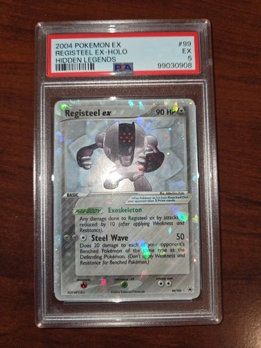 Registeel EX-Holo Hidden Legends #99 2004 PSA 5