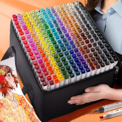 Filz Stifte für Steine Wasserfest 80 Farben Marker Stifte zum Steine Bemalen NEU