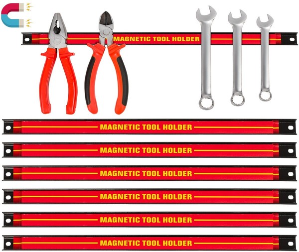 Magnetleiste Werkzeughalter Werkzeugleiste Magnet Werkzeug Halterung 6 X 46Cm-image