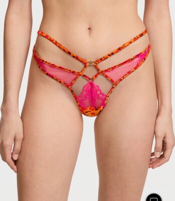 Women s Panty Victorias Secret  Very Sexy Large Strappy Thong Panty High Leg