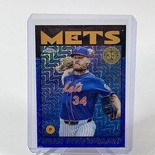 2021 Topps 1986 Silver Pack Blue Mojo Refractor 86TC-63 Noah Syndergaard #73/150
