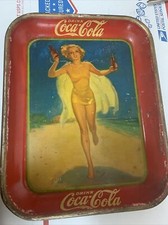 1937  COCA COLA  SERVING TRAY   on The Hot Collector