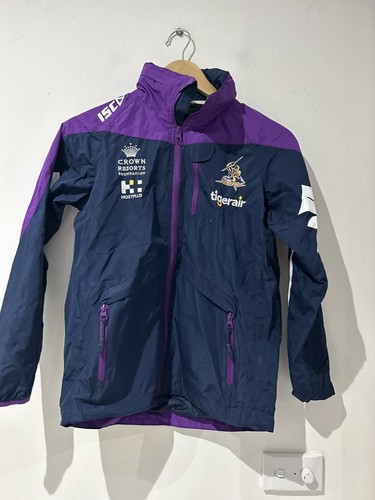 NRL Official Licensed Melbourne STORM Rugby Team Jacket Size 12 - Picture 2 of 14