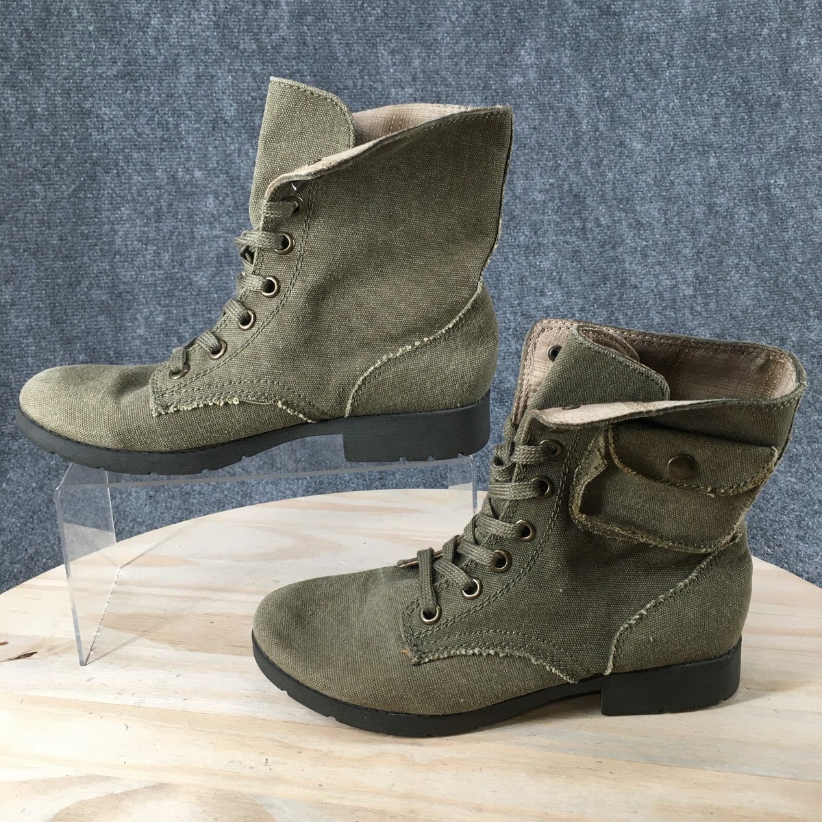 Arizona Jean Co Boots Womens 7.5 M Combat Ankle Lace Up 037 Arizona Jean Co Boots Womens 7.5 M Combat Ankle Lace Up 037