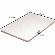 Extra Thick Professional Catering Chopping Boards Cutting Board White,30x45x2cm