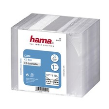 Hama 20x CD Hüllen Jewel Case Slimcase Box A...