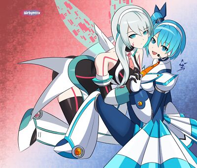 Anime Rockman X DiVE RiCO Rockman X DiVE ICO  Gaming Mat Desk 24053