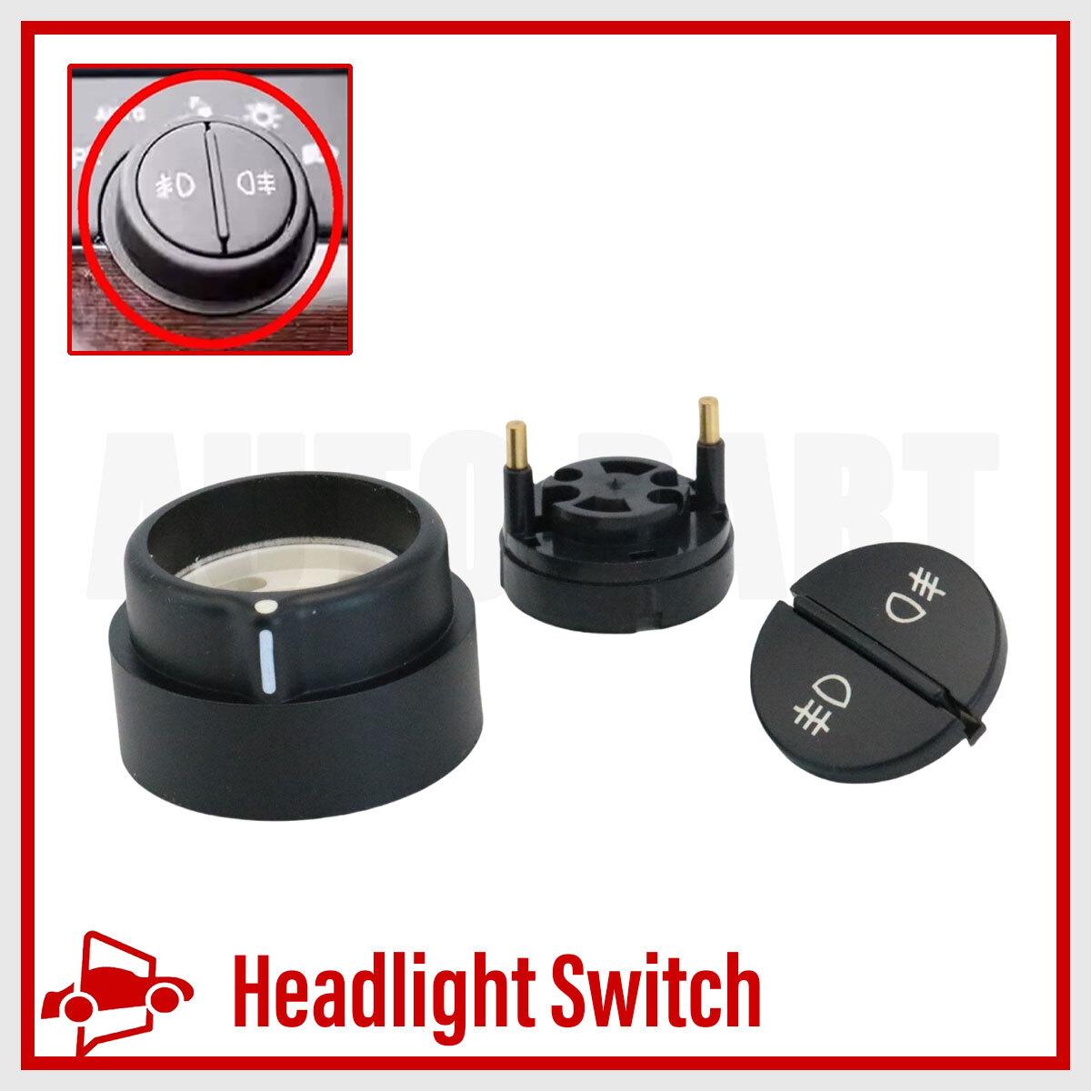 237798 209288 237799 Fog Light Switch Button Fits 2008-2019 Maserati GranTurismo