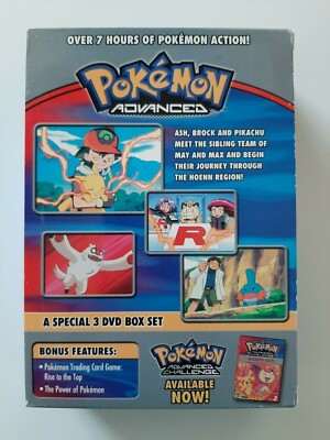 Pokemon Advanced Anime DVD Box Set Volume 1, 3-disc set, 20