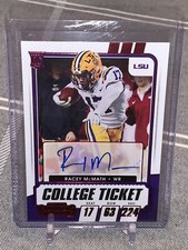 2021 Panini Contenders Draft Red Foil Rookie Auto Racey Mcmath Tennessee Titans