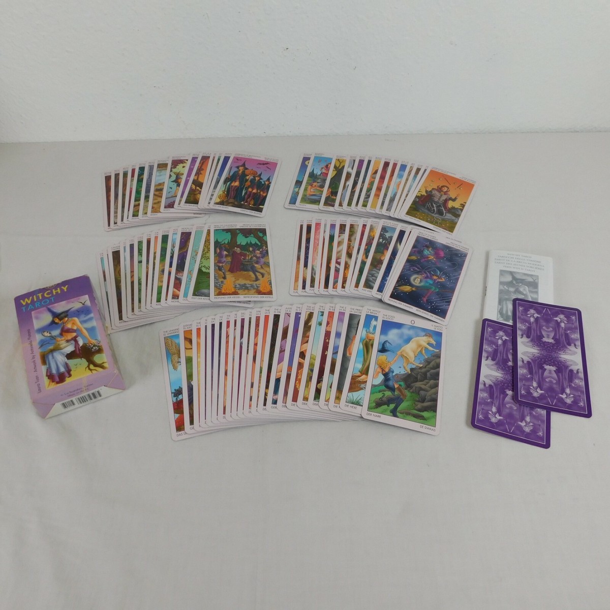 Witchy Tarot by Lo Scarabeo Staff 2003 Laura Tuan Complete Five