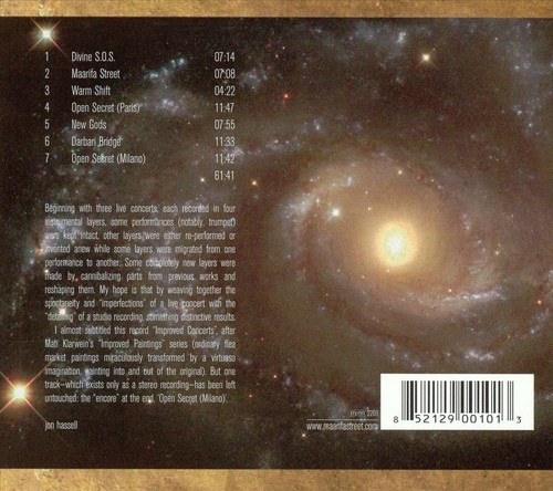 Jon Hassell – Marifa Street (Magic Realism 2) (CD, Album, USA Edition) - Bild 2 von 2