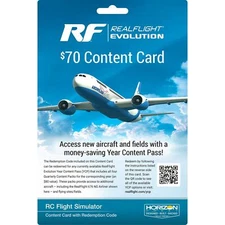 RealFlight Evolution Content Card $70 (RFL2003)