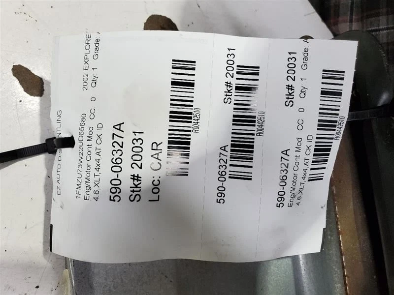 2002-2003, Ford Explorer, XLT, Electronic Control Module, 4.6L, PN:1L2-12A650-AG - Image 4 of 4