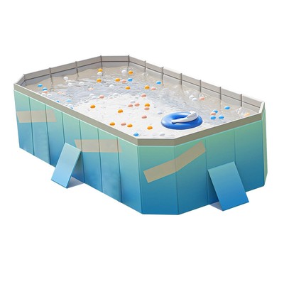Foldable PVC Swimming Pool, Prevent Leakage 4 Layers Collapsible Swimming Pool