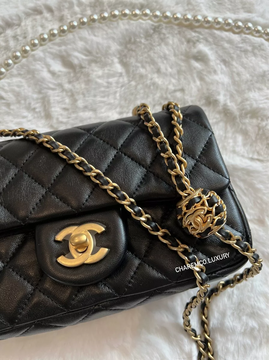 chanel mini with gold ball