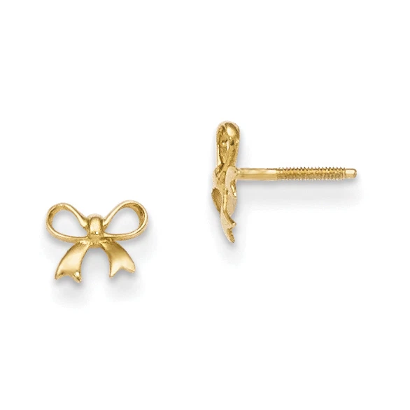 Screw back children's earrings clearance