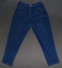 Vintage Gitano Women's Straight Jeans High Rise Size 20 Blue Light Wash Denim