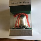 2002 Towle Silversmiths Christmas Bell Silver Plated Limited 23rd Ed Pierced — photo 3