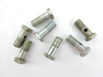 7 New 622/078 Amal Carburetor Banjo Bolts Triumph Norton BSA 500 650 750 16031rs
