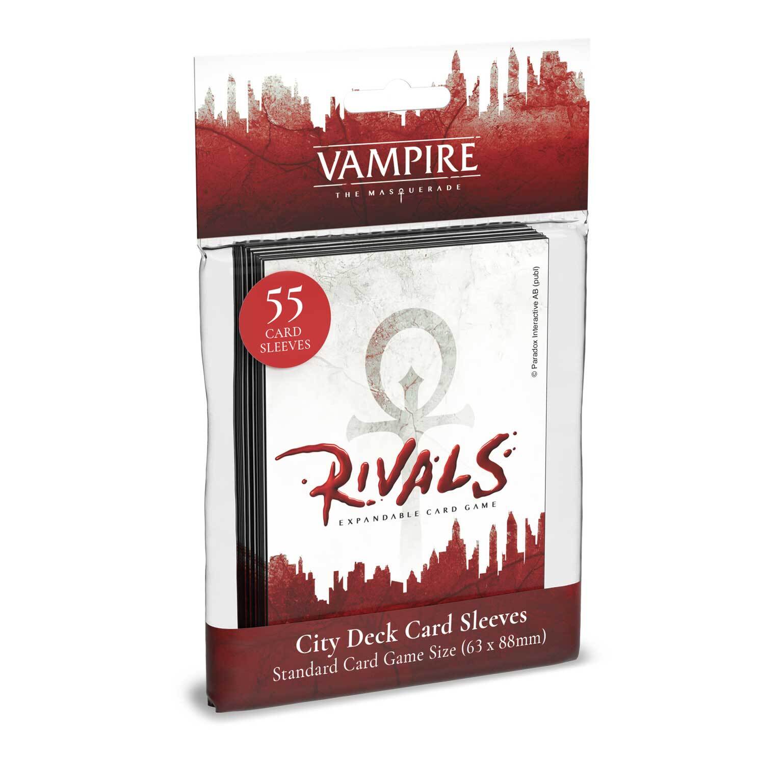 Расширяемая карточная игра Vampire The Masquerade Rivals - Рукава для карт City Deck 2490₽