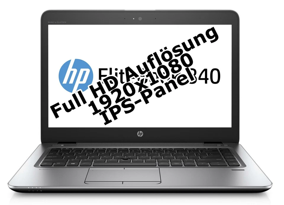HP EliteBook 840 G3 · i5-6300U · 16GB · 180GB