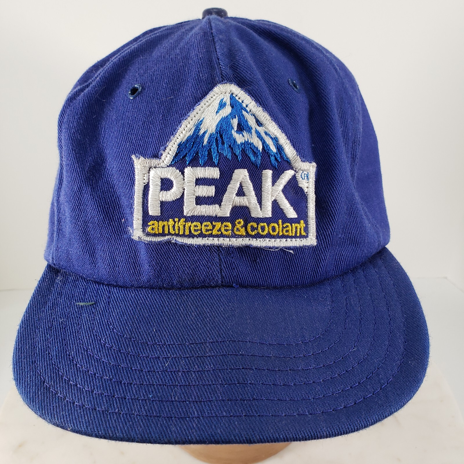 Peak Hat Antifreeze Coolant Cap Patch Logo Blue Vinta… Gem