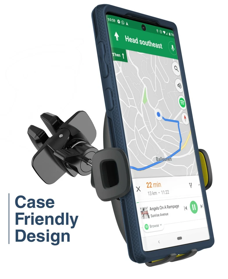 Encased Phone Holder For Car - Air Vent Cellphone Universal Car Mount - Image 2 of 4