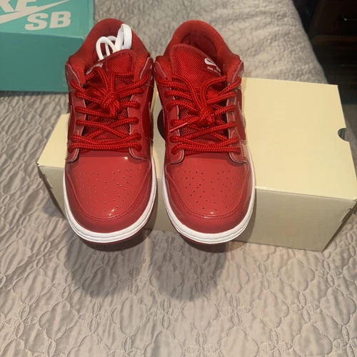 Patent Red Sb Dunk 
