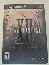 ps2 final fantasy 12 steelbook and manual only NO GAME