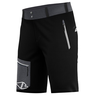 Crazy Idea Resolution Short Men   elastische Outdoorshorts für Herren   schwarz