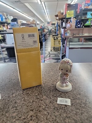 * PRECIOUS MOMENTS 'FOR HIS PRECIOUS LOVE' PORCELAIN FIGURINE #0000364 W/BOX