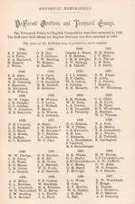 1889 Yale Banner Original Page De Forest Orations and Townsend Orations