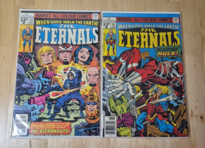 Eternals Volume 1 #13 & #14 Multiple Key 1st Appearances Marvel Comics 1977