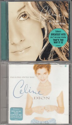 CD Lot x 2 - CELINE DION: Falling Into You + All The Way A Decade of Song 