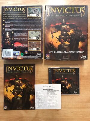 Invictus: Im Schatten des Olymp. PC CD ROM SPIEL BIG BOX Mythological Strategy