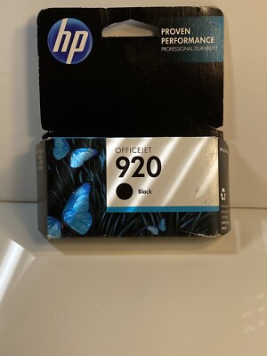 HP Officejet 920 Ink Cartridges Black NEW Proven Performance 2011